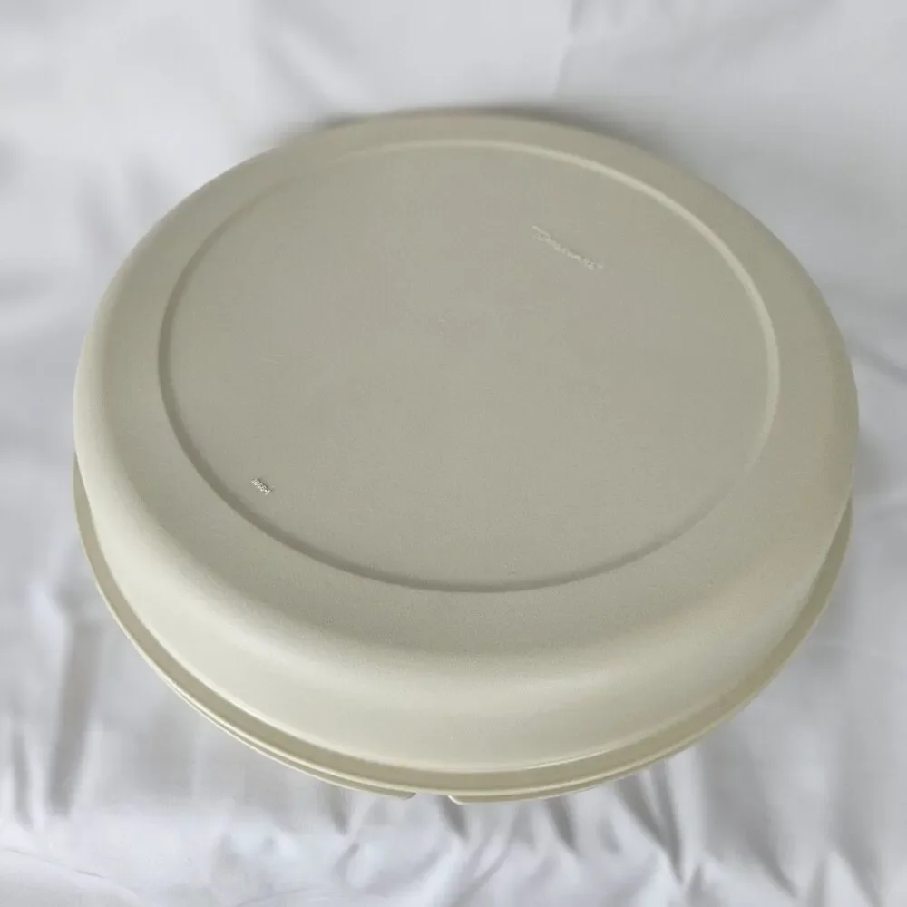 Vintage Tupperware Veggie Fruit Tray 1665 Serving Center With Lid 7 Compartment
